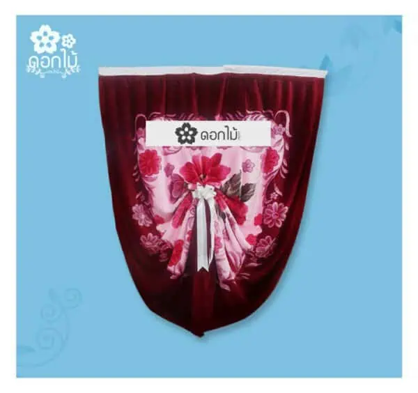พวงหรีดผ้าเต็กผ้ากำมะหยี่ – 2200 (1)